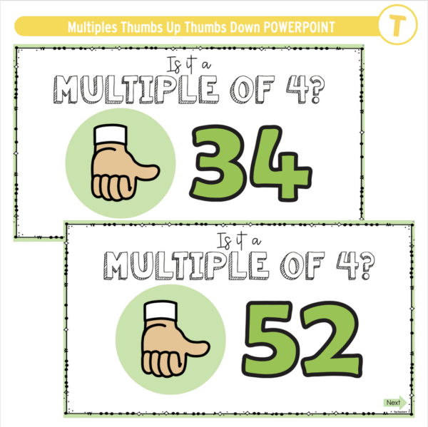 Multiples Thumbs Up Thumbs Down POWERPOINT - Image 3